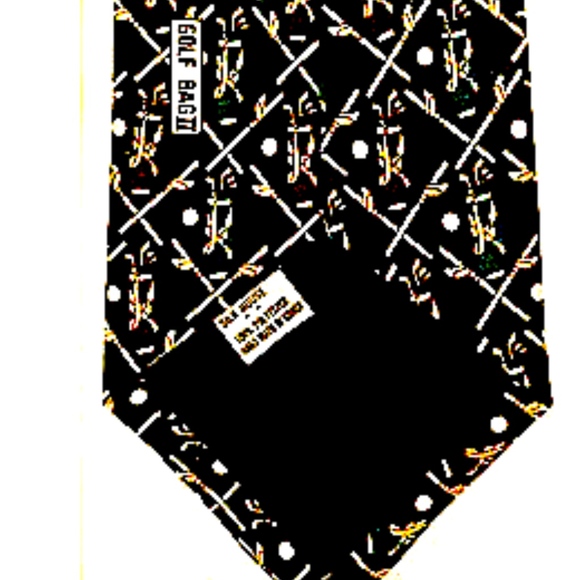 Golf Tie Gift Silk Handmade A. Rogers - Picture 7 of 8